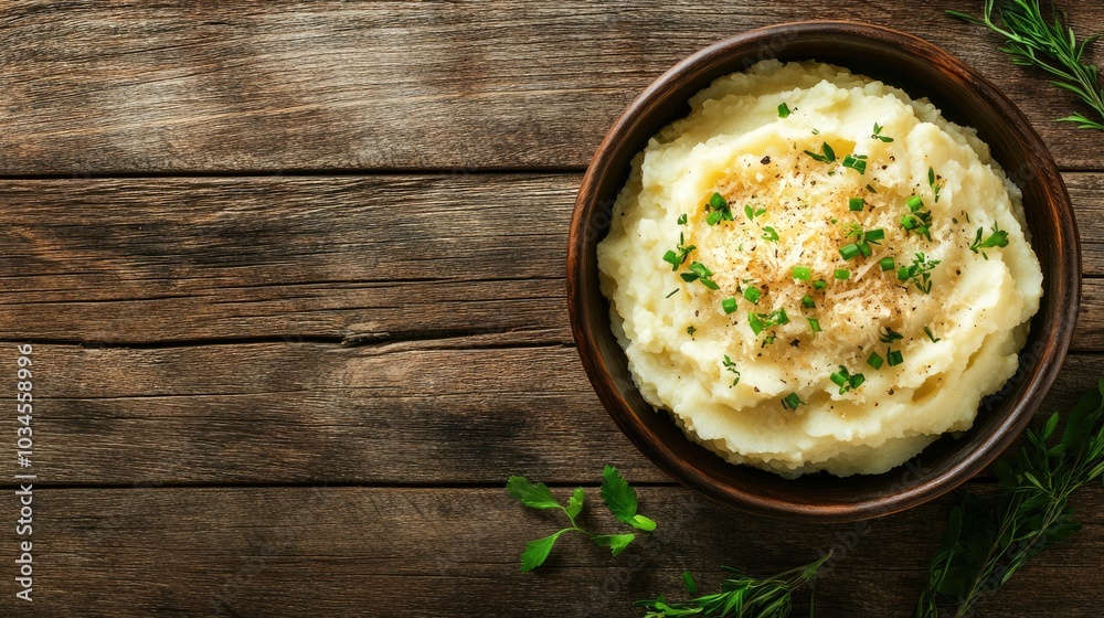 Creamy Mashed Potatoes with Fresh Herbs and Butter Creamy Mashed Potatoes with Fresh Herbs and Butter
