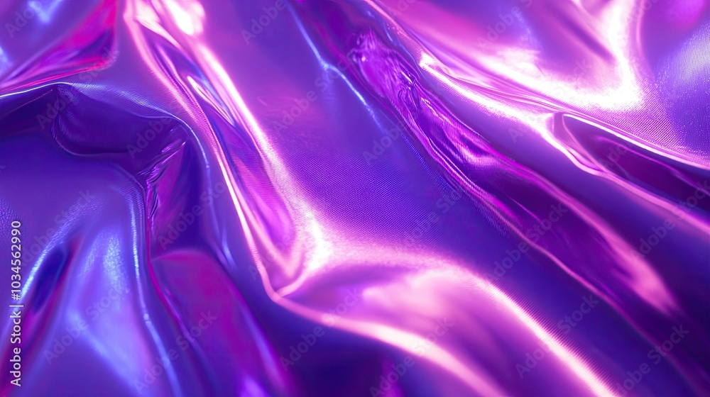 Obraz premium Vibrant Purple and Pink Silk Fabric Texture