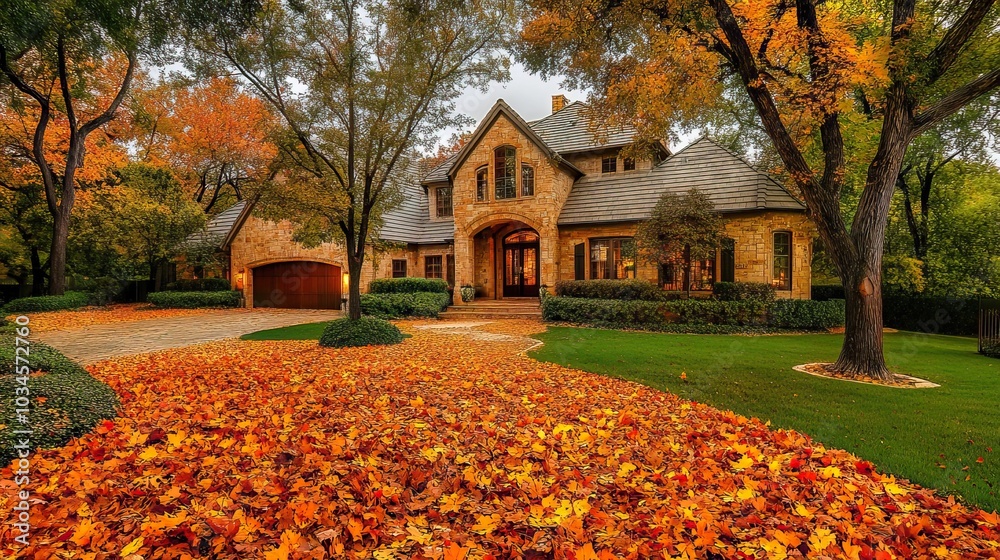 Obraz premium Autumn House