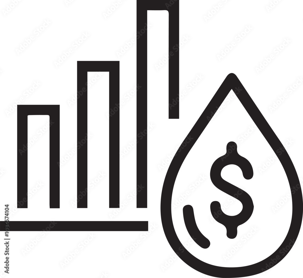 Oil icon symbol vector image Illustration Oil icon symbol vector image Illustration