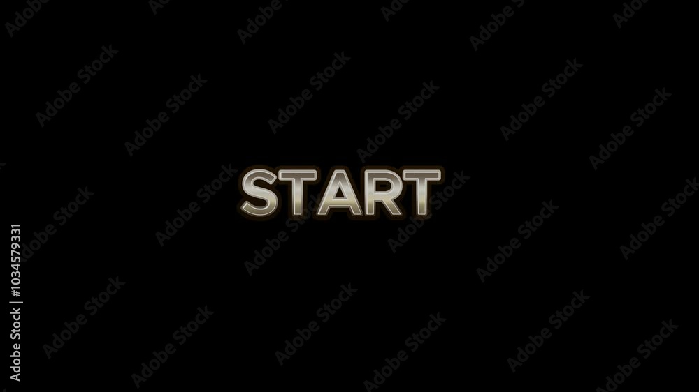 start text video animation looping for video template stock footage 4k 