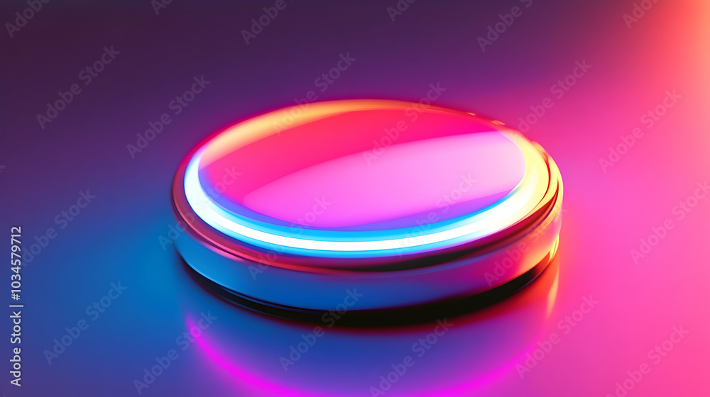 3d glowing button 3d glowing button