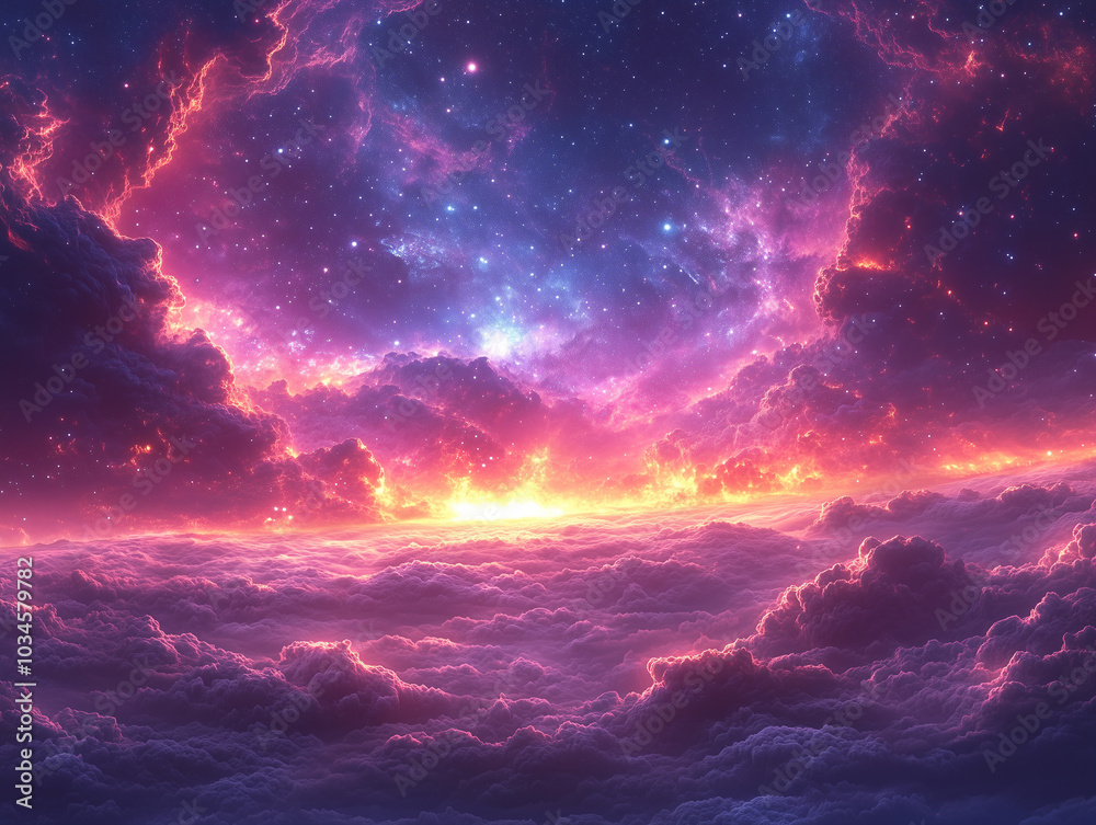 Fototapeta premium 하늘의 황홀경