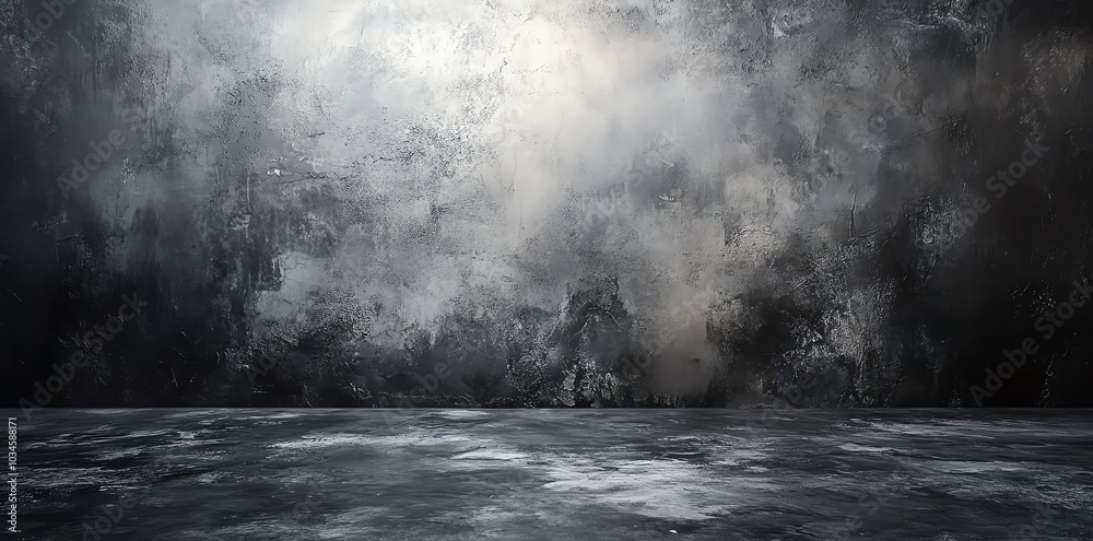 Dark concrete background with spotlight and copy space. Dark concrete background with spotlight and copy space.