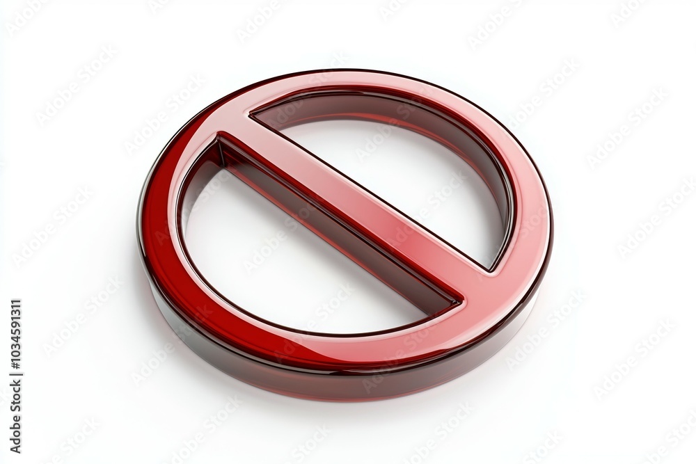 A red circle with a white line in the middle, prohibition sign or symbol A red circle with a white line in the middle, prohibition sign or symbol