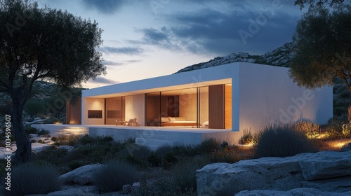 Modern Minimalist House with Stunning Landscape Design