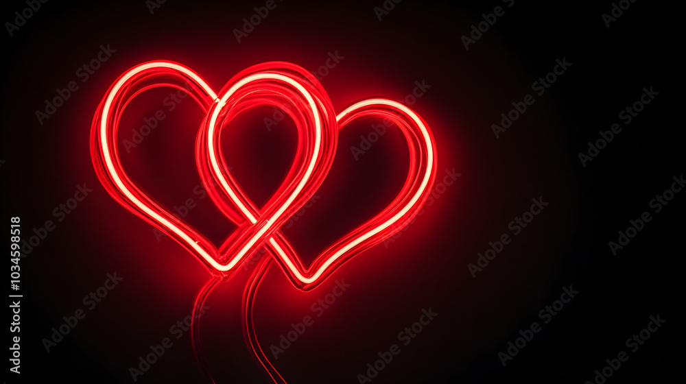 heart on black background heart on black background