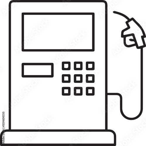 Oil icon symbol vector image Illustration
