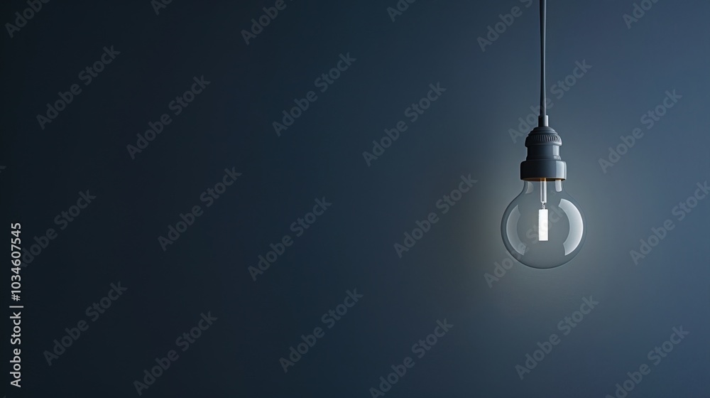 Dark empty room with single flickering light bulb casting long shadows, emphasizing absence of power and eerie atmosphere, minimalist setting with focus on light bulb's glow. Dark empty room with single flickering light bulb casting long shadows, emphasizing absence of power and eerie atmosphere, minimalist setting with focus on light bulb's glow.