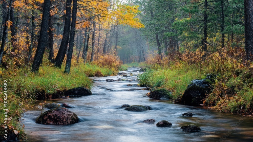 Serene Forest Stream Serene Forest Stream