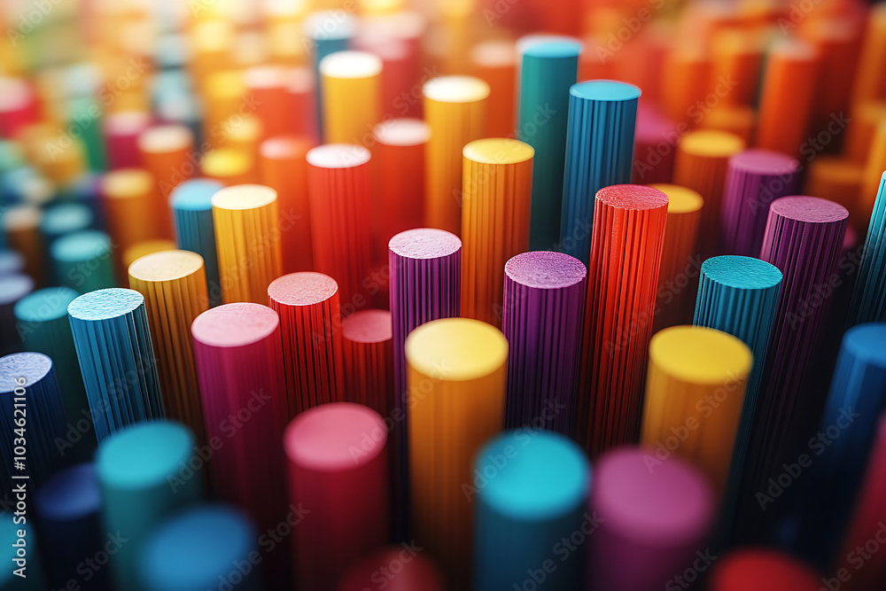 A dynamic 3D data visualization displaying colorful chart bars, illustrating business analytics, statistics, and trends in a modern, abstract style.
A dynamic 3D data visualization displaying colorful chart bars, illustrating business analytics, statistics, and trends in a modern, abstract style.