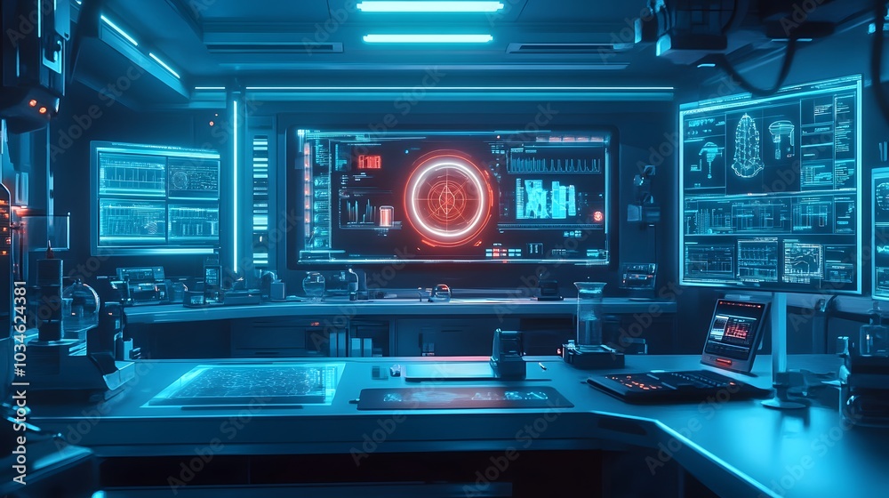 science laboratory . 