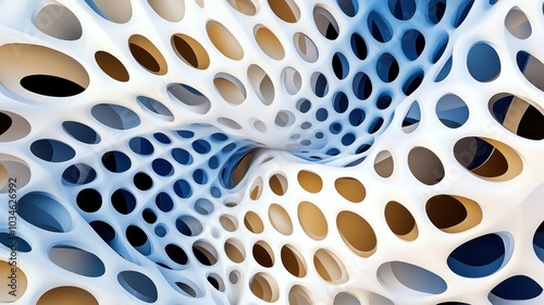 Intricate Tessellated Geometric Pattern in High Fidelity