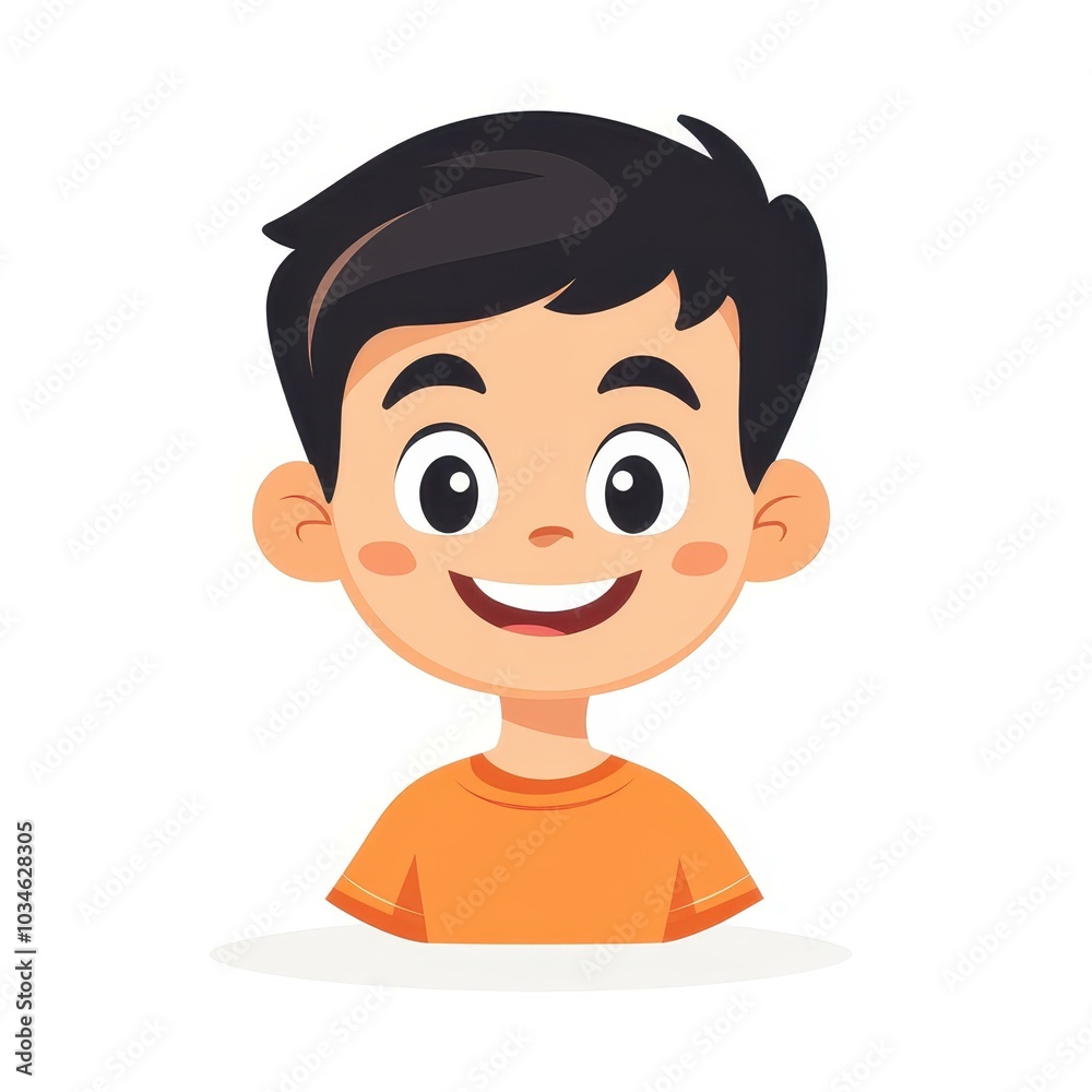 A joyful child illustration, combining playful textures and minimalist style for a charming, vibrant look. A joyful child illustration, combining playful textures and minimalist style for a charming, vibrant look.