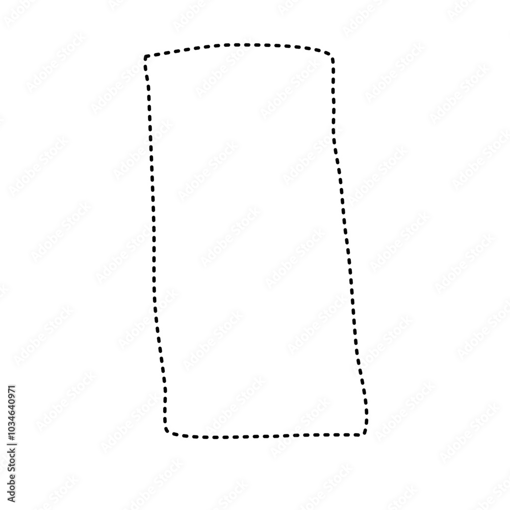 Dashed line rectangle Dashed line rectangle