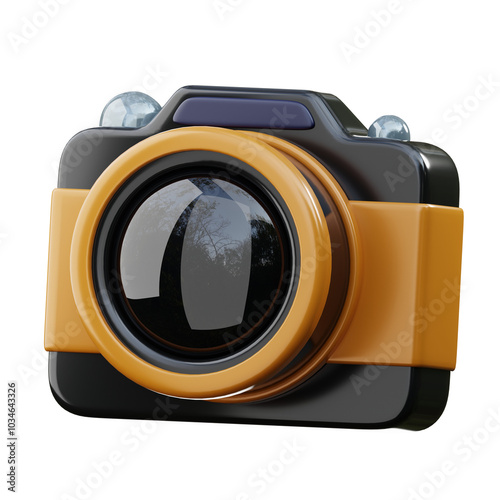 Camera 3D Illustration