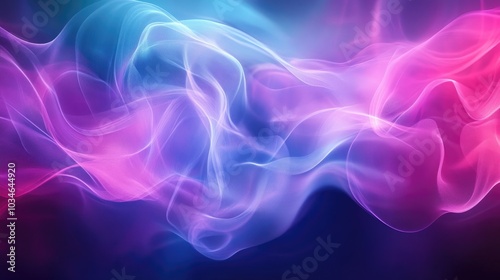 Vibrant Abstract Background Featuring a Luminous Gradient Fusion