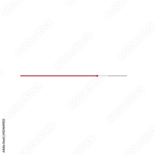 Audio or video player progress loading bar with time slider  play  rewind and fast forward buttons