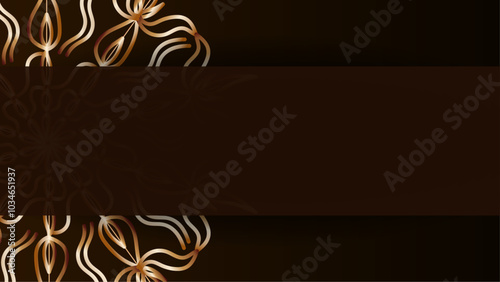 Luxury mandala wallpaper concept