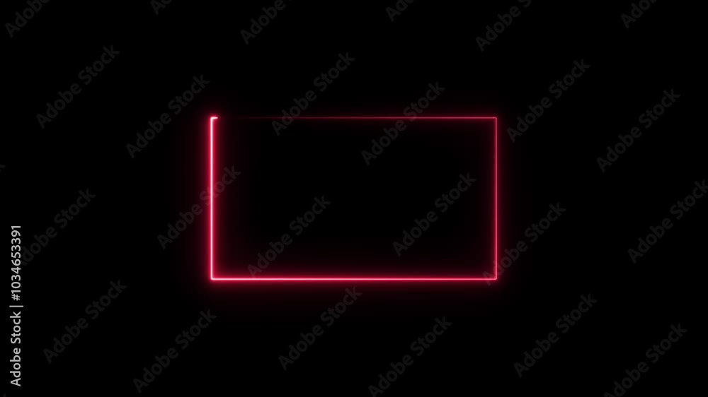 Neon Rectangle Border .Blue and pink neon rectangle frame. Black background 4k animation. abstract beautiful saber moving light frame Neon Rectangle Border .Blue and pink neon rectangle frame. Black background 4k animation. abstract beautiful saber moving light frame