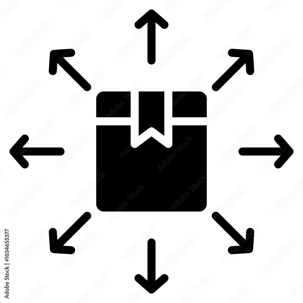 Distribution center icon Distribution center icon
