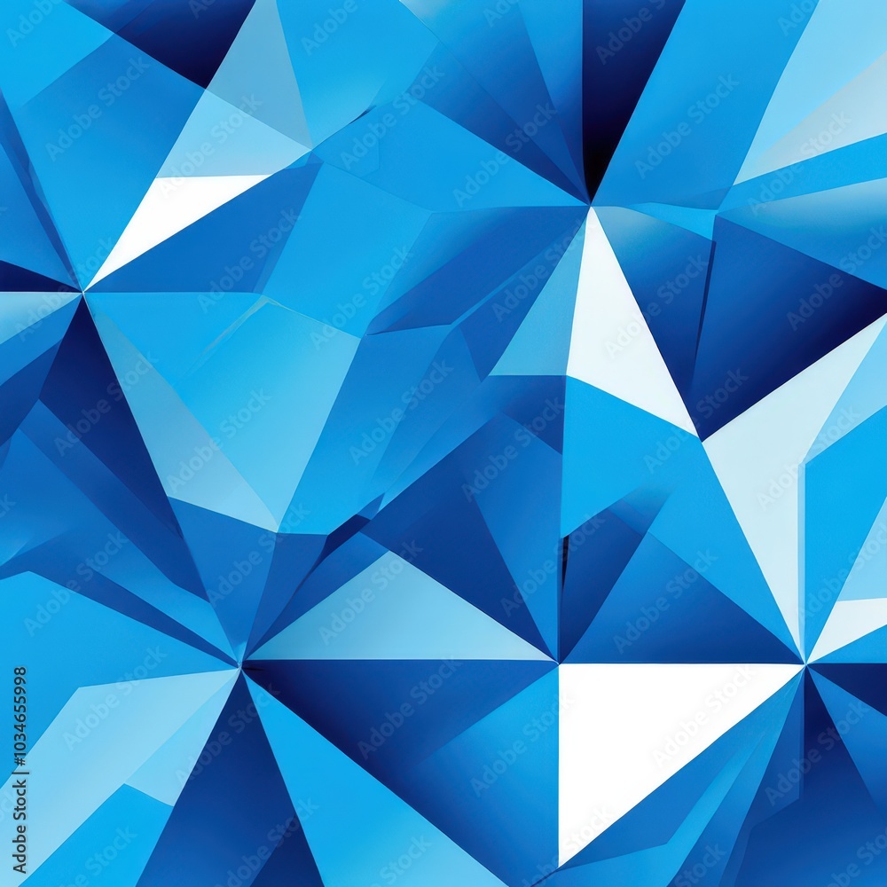 the AI Image Generator, low poly background image in blue tones the AI Image Generator, low poly background image in blue tones