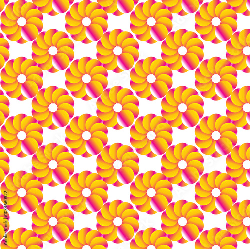 seamless pattern with flowers