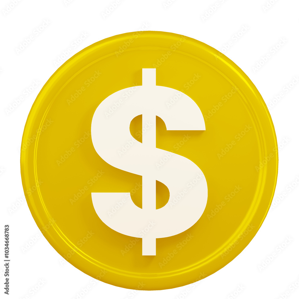 Coin 3D Illustration Coin 3D Illustration