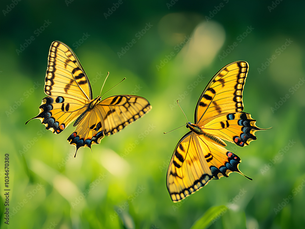 Fototapeta premium yellow butterfly