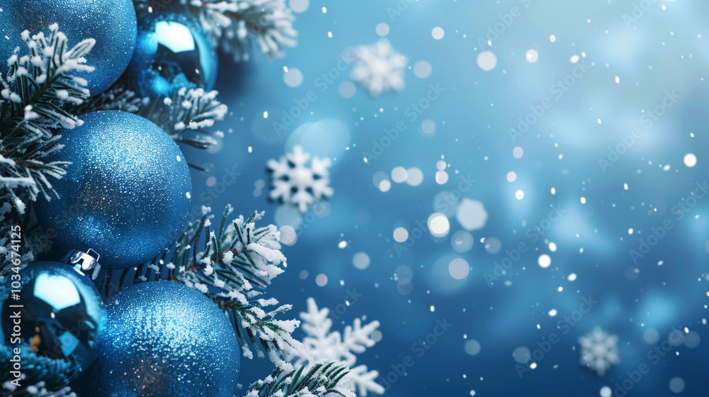 Fototapeta premium christmas background with balls