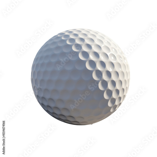 golf ball isolated no background premium 3D detailed