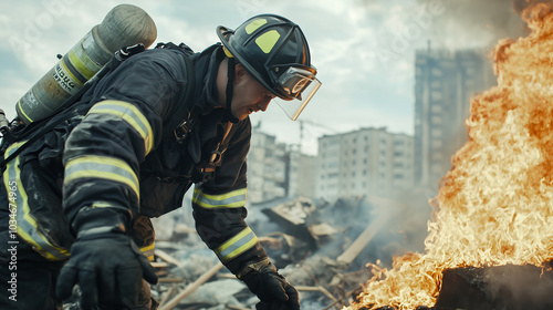Firefighter in Action: Brav...