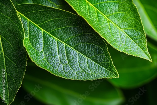 A close-up of Gaultheria leaves, showing their texture and intricate vein patterns