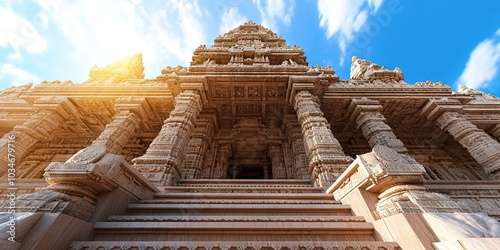 shri Ram Mandir Temple in Ayodhya photo