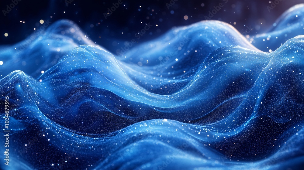 Abstract Representation of Flowing Liquid Waves Abstract Representation of Flowing Liquid Waves