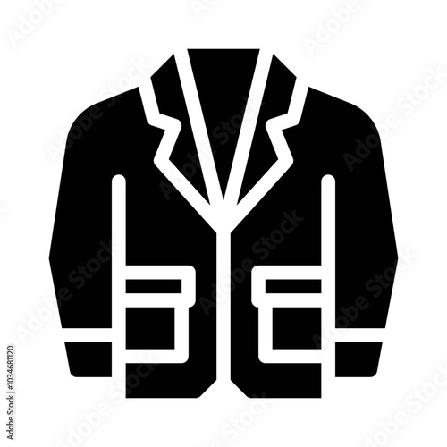 Blazer glyph icon