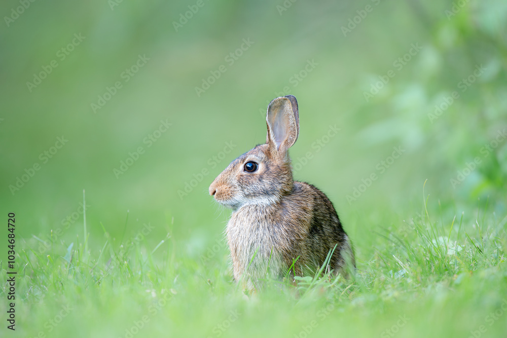 Fototapeta premium rabbit in the grass