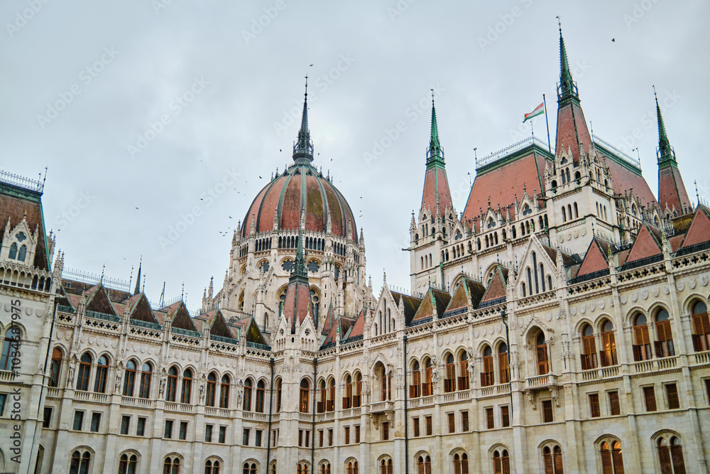 The Hungarian parliament in Budapest The Hungarian parliament in Budapest
