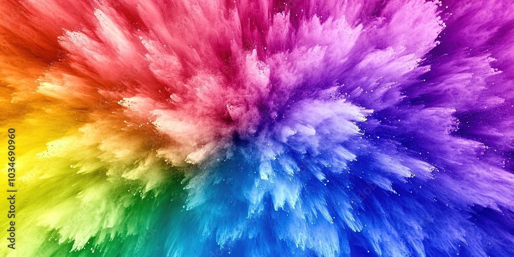 Abstract rainbow color ink splatter swirl background, fantasy flower texture watercolor illustration of paint brush stroke explosion Abstract rainbow color ink splatter swirl background, fantasy flower texture watercolor illustration of paint brush stroke explosion