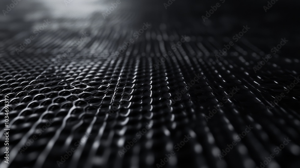 A vast, sleek black texture with intricate A vast, sleek black texture with intricate