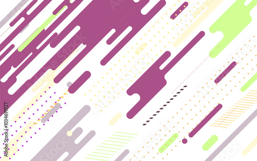 Multicolor flat modern abstract background