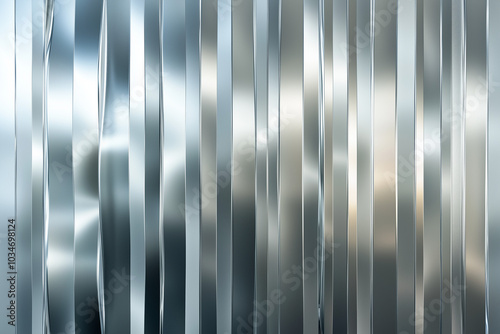 Abstract Background Design with Reeded Glass Texture and Elegant 3D Render Effect