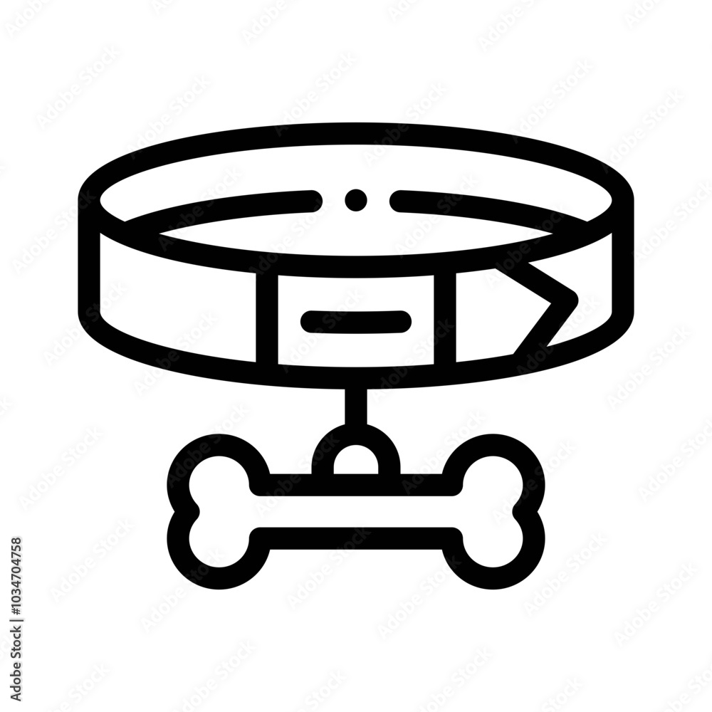 Pet Collar line icon