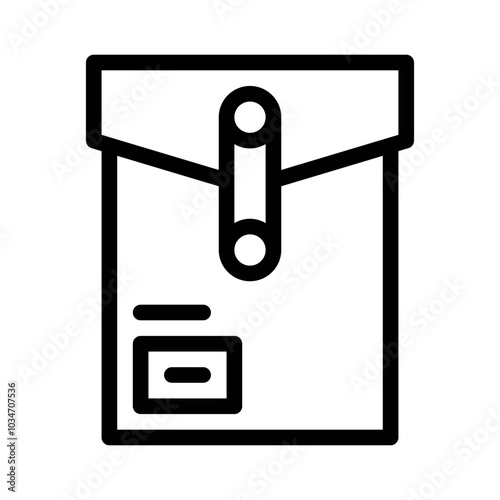 Mail Bag line icon