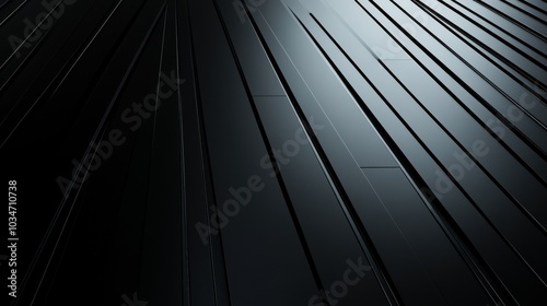 A vast, reflective black texture with subtle