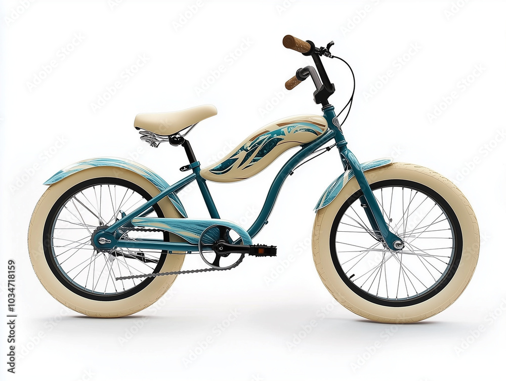 Elite Kids' Cruiser with Sandy Beach Design: Ready for Summer Adventures Elite Kids' Cruiser with Sandy Beach Design: Ready for Summer Adventures