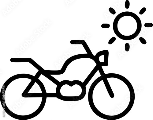 bicycle isolated on white