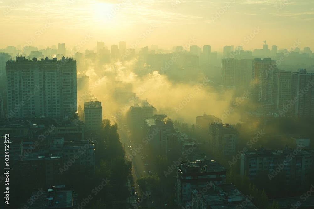 Air Pollution with smoke and haze in daily life of human Air Pollution with smoke and haze in daily life of human