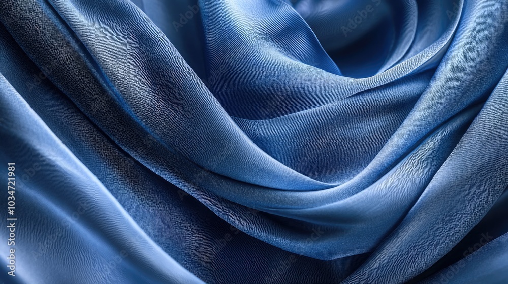 Obraz premium Abstract fabric folds create a visually interesting background