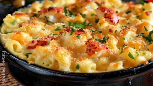 Baked lobster mac and cheese, Video